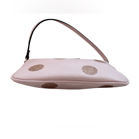 ❌SOLD❌ Kate Spade Clutch with Glittery Polka Dots - Picture 4 of 7